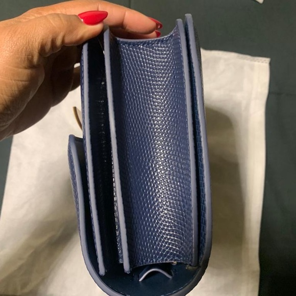 Box Bag in navy snakeskin - Picture 12 of 12